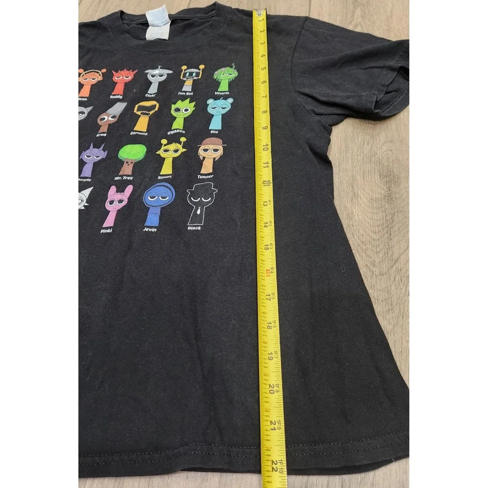 Sprunki Characters Oren Wenda Youth Size M/L Graphic Shirt Bundle Gaming Cartoon